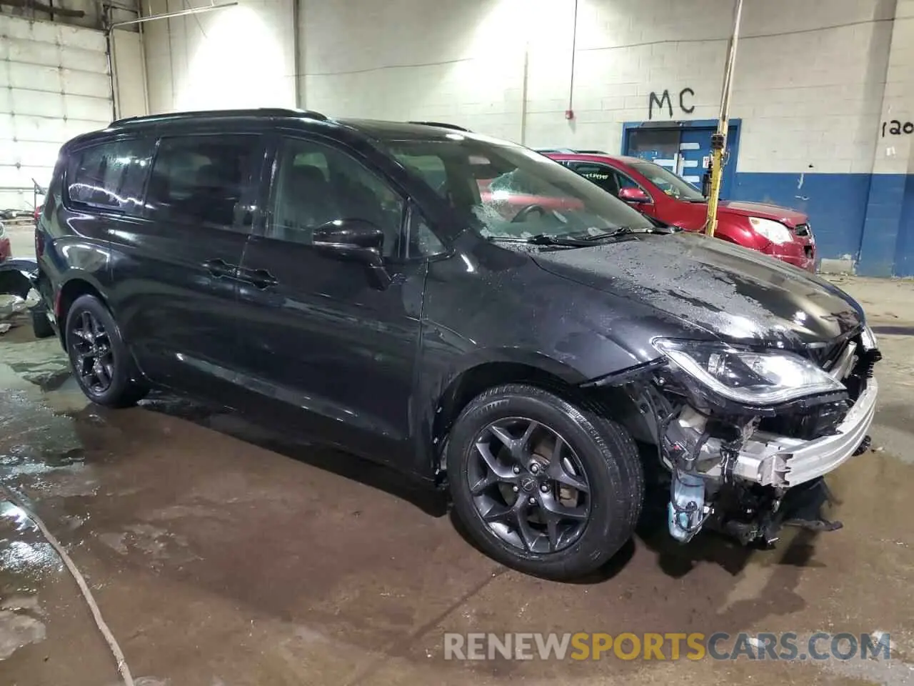 4 fotografías del automóvil dañado 2C4RC1GG6KR597803 CHRYSLER PACIFICA 2019