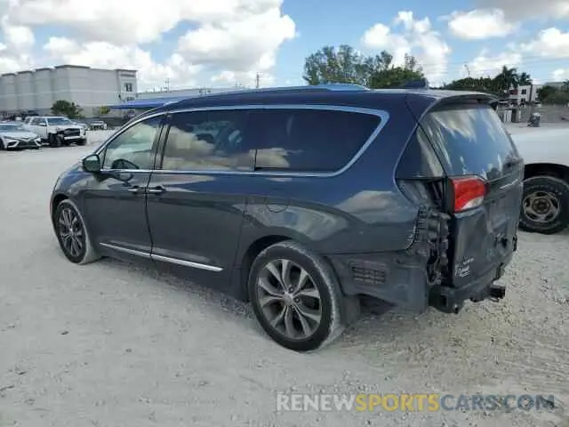 2 fotografías del automóvil dañado 2C4RC1GG8KR610101 CHRYSLER PACIFICA 2019