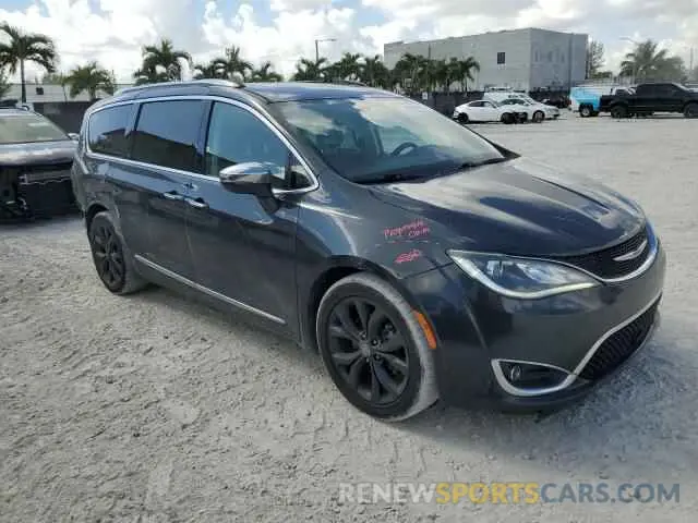4 fotografías del automóvil dañado 2C4RC1GG8KR610101 CHRYSLER PACIFICA 2019