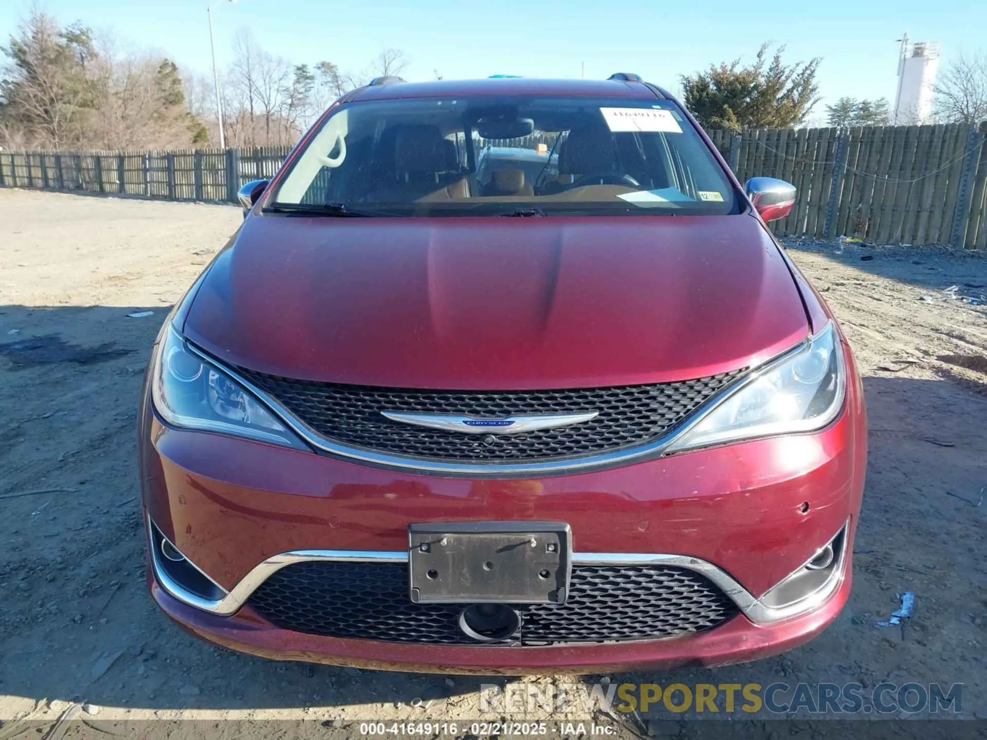 12 fotografías del automóvil dañado 2C4RC1GG9KR627909 CHRYSLER PACIFICA 2019