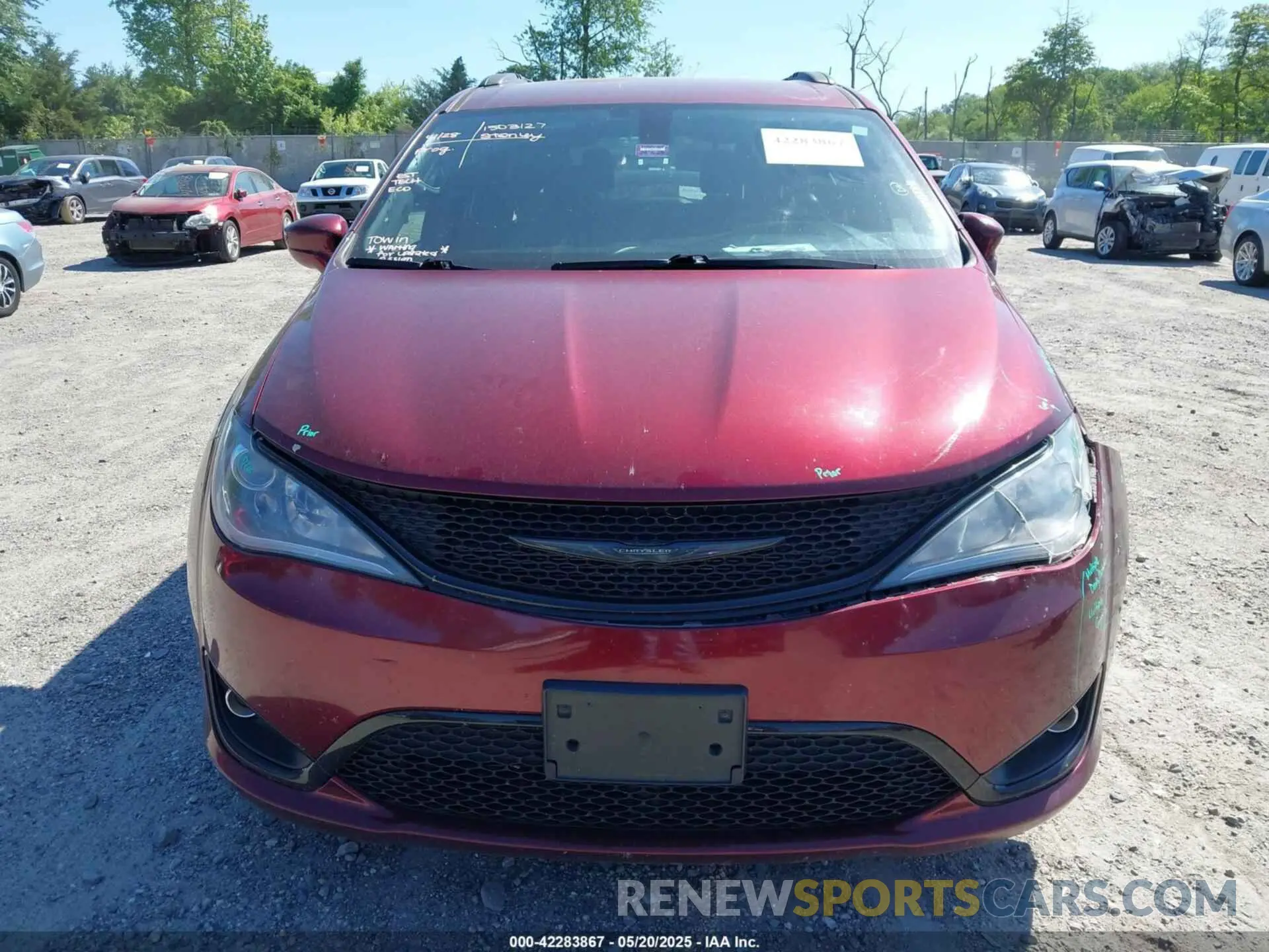 12 fotografías del automóvil dañado 2C4RC1BG0LR116842 CHRYSLER PACIFICA 2020