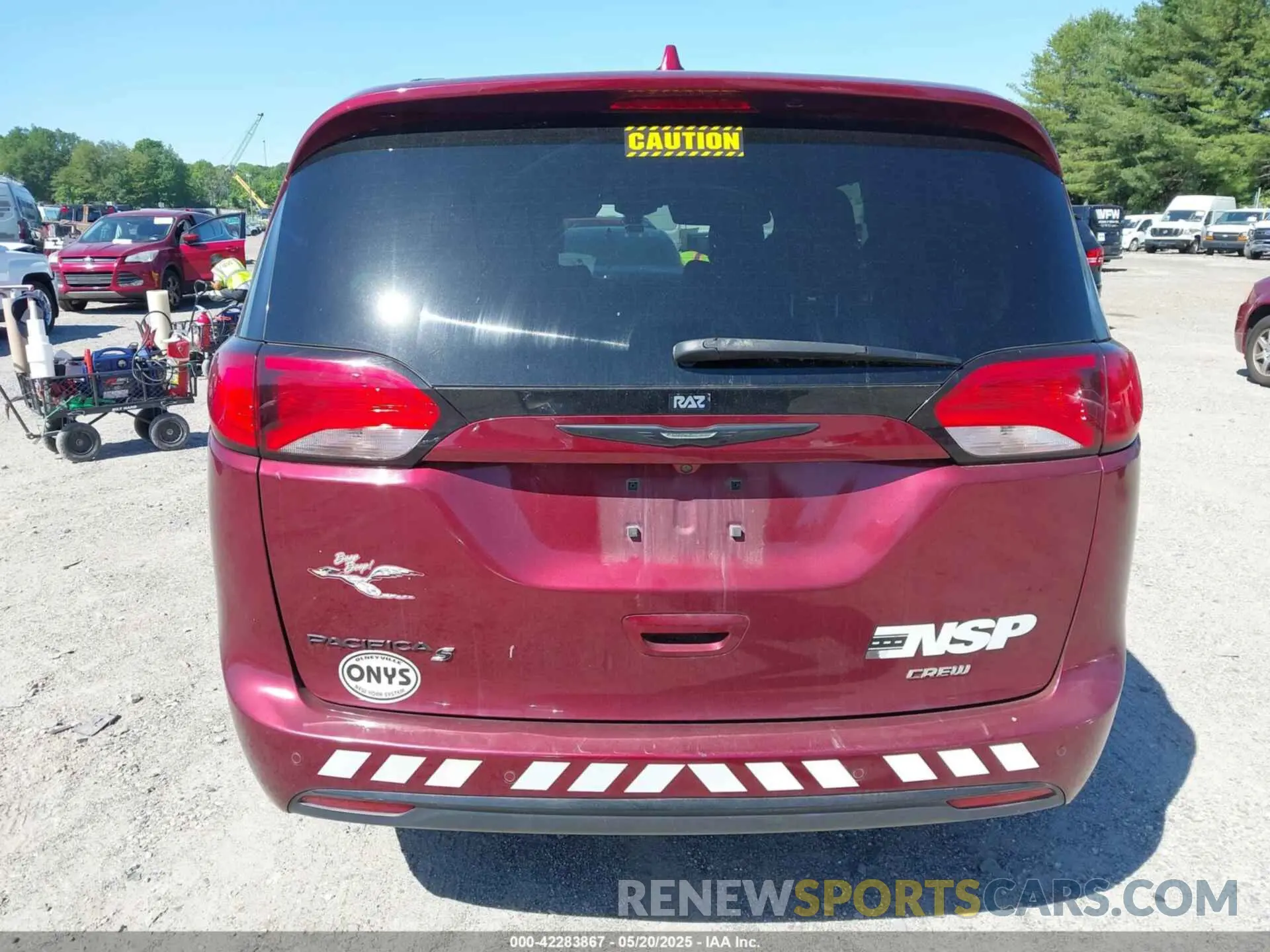 16 fotografías del automóvil dañado 2C4RC1BG0LR116842 CHRYSLER PACIFICA 2020