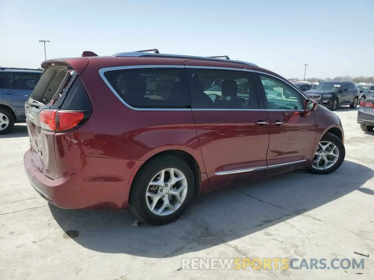 3 fotografías del automóvil dañado 2C4RC1BG2LR115479 CHRYSLER PACIFICA 2020