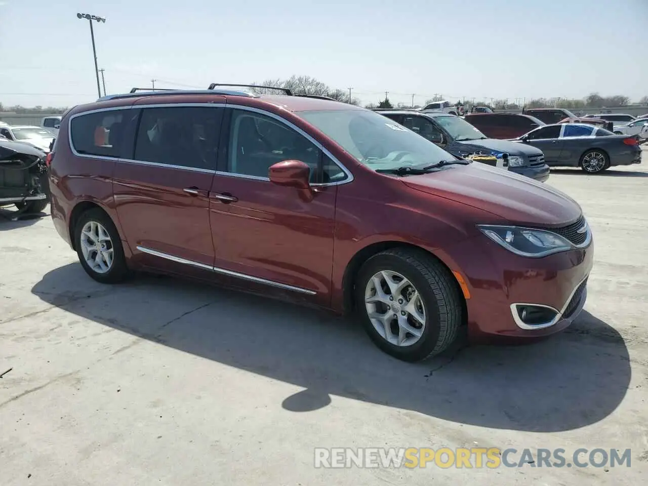 4 fotografías del automóvil dañado 2C4RC1BG2LR115479 CHRYSLER PACIFICA 2020