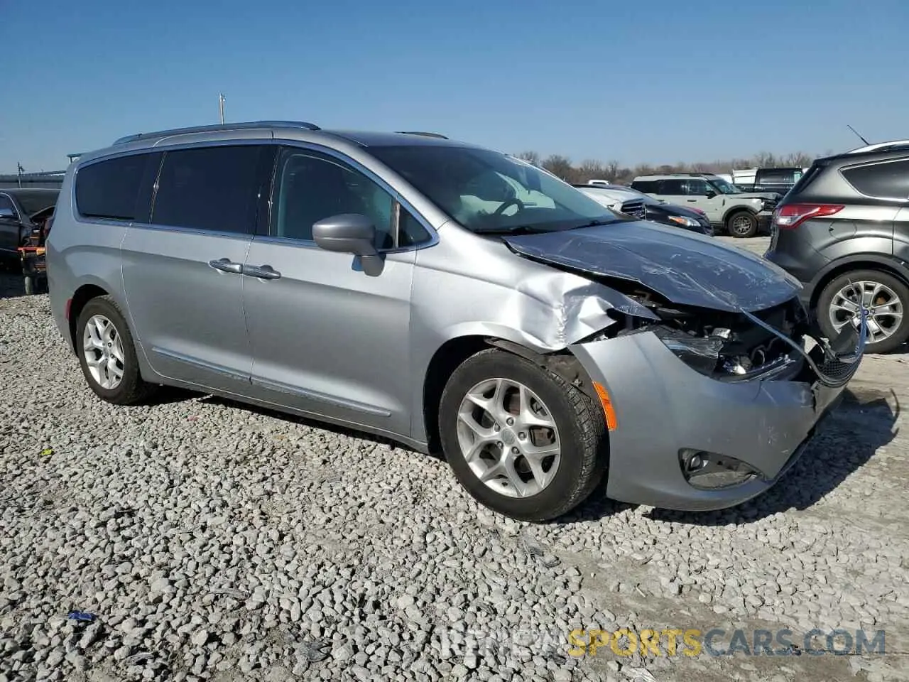 4 fotografías del automóvil dañado 2C4RC1BG7LR114263 CHRYSLER PACIFICA 2020