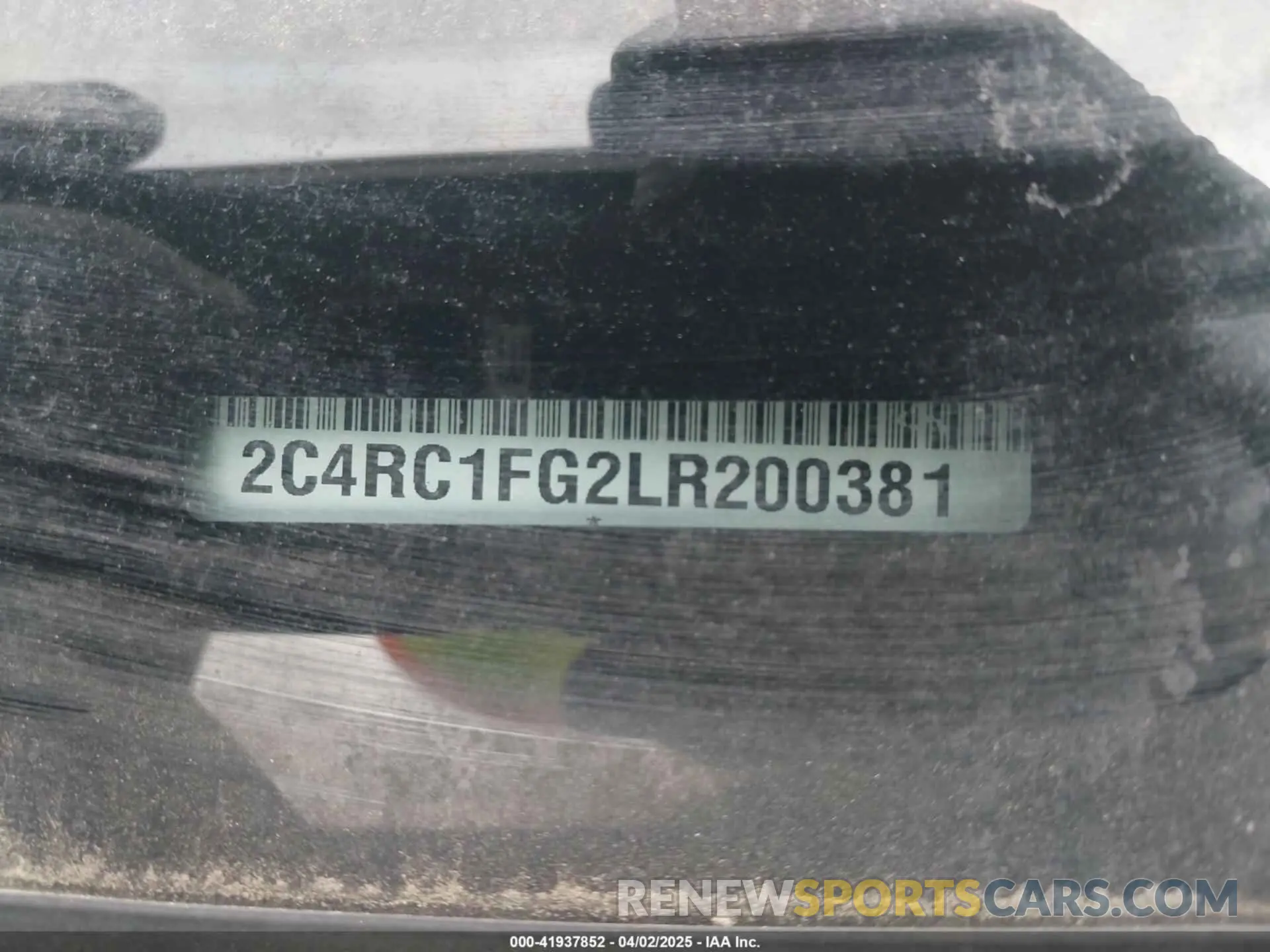 9 fotografías del automóvil dañado 2C4RC1FG2LR200381 CHRYSLER PACIFICA 2020
