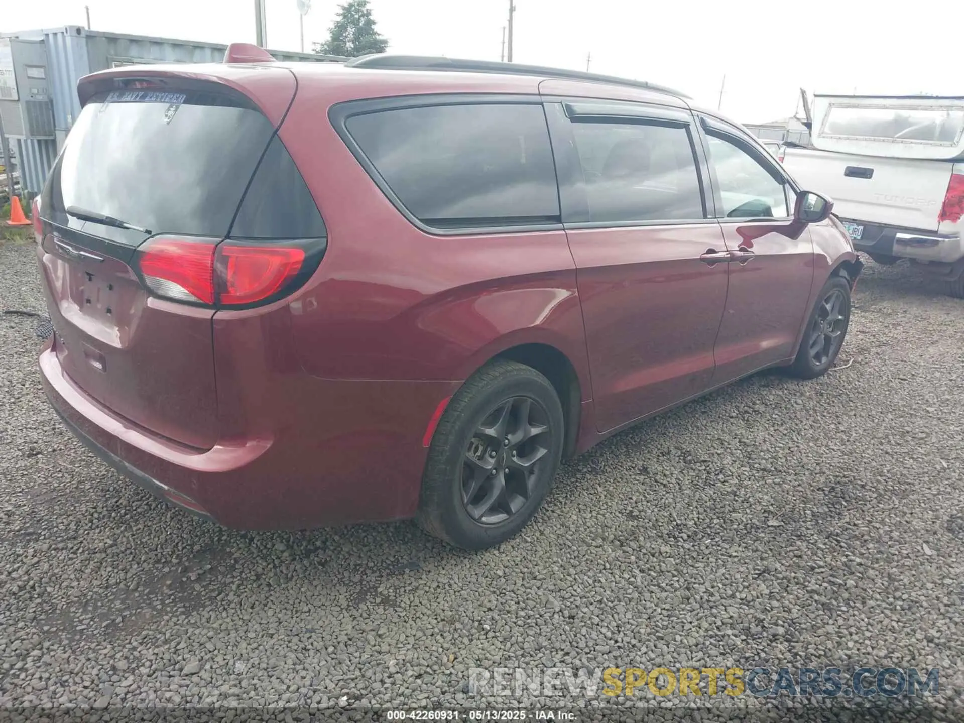 4 fotografías del automóvil dañado 2C4RC1FG6LR142887 CHRYSLER PACIFICA 2020