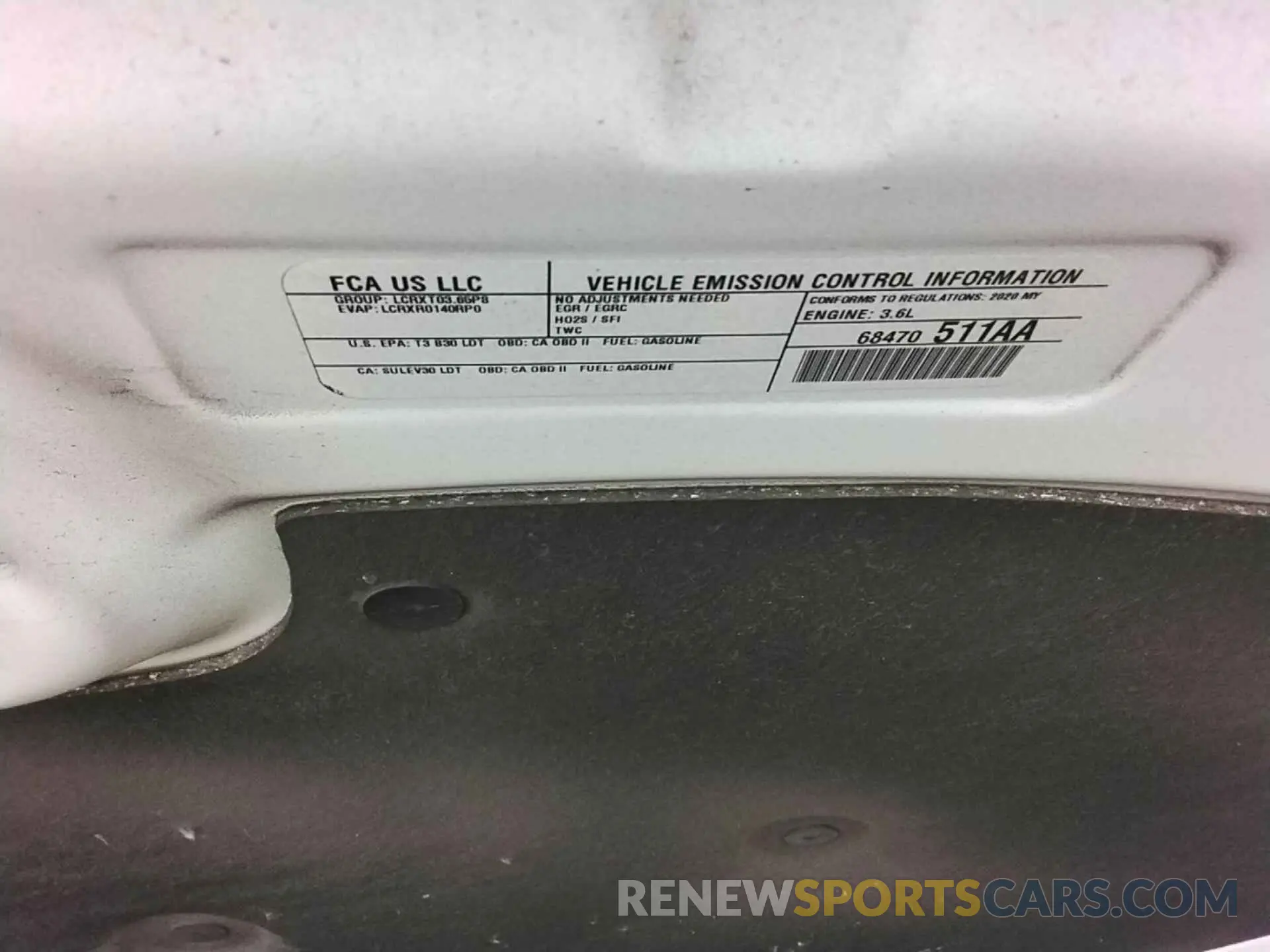 10 fotografías del automóvil dañado 2C4RC1FGXLR222662 CHRYSLER PACIFICA 2020