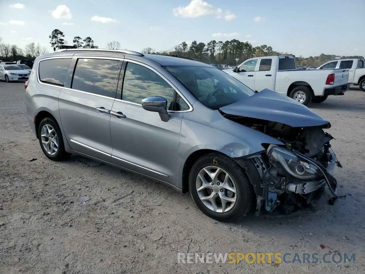 4 fotografías del automóvil dañado 2C4RC1GG0LR289575 CHRYSLER PACIFICA 2020