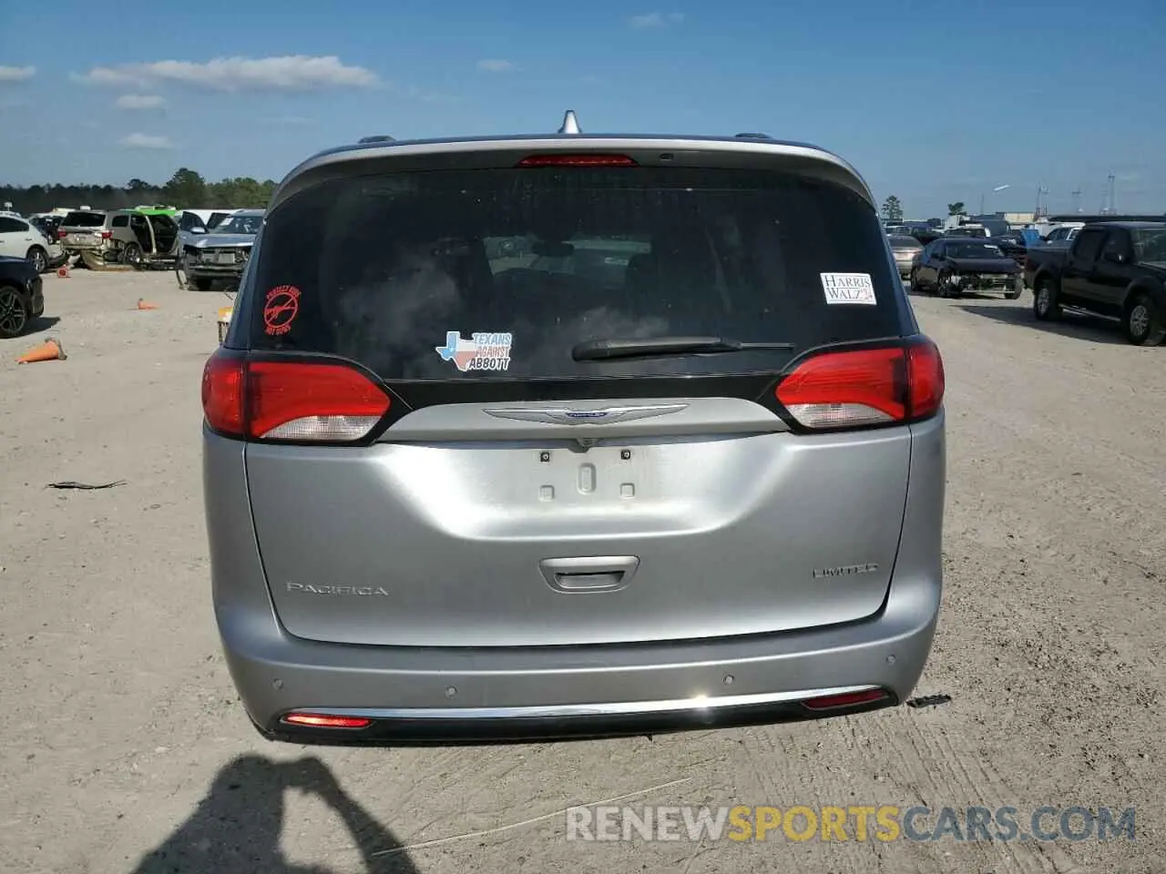 6 fotografías del automóvil dañado 2C4RC1GG0LR289575 CHRYSLER PACIFICA 2020
