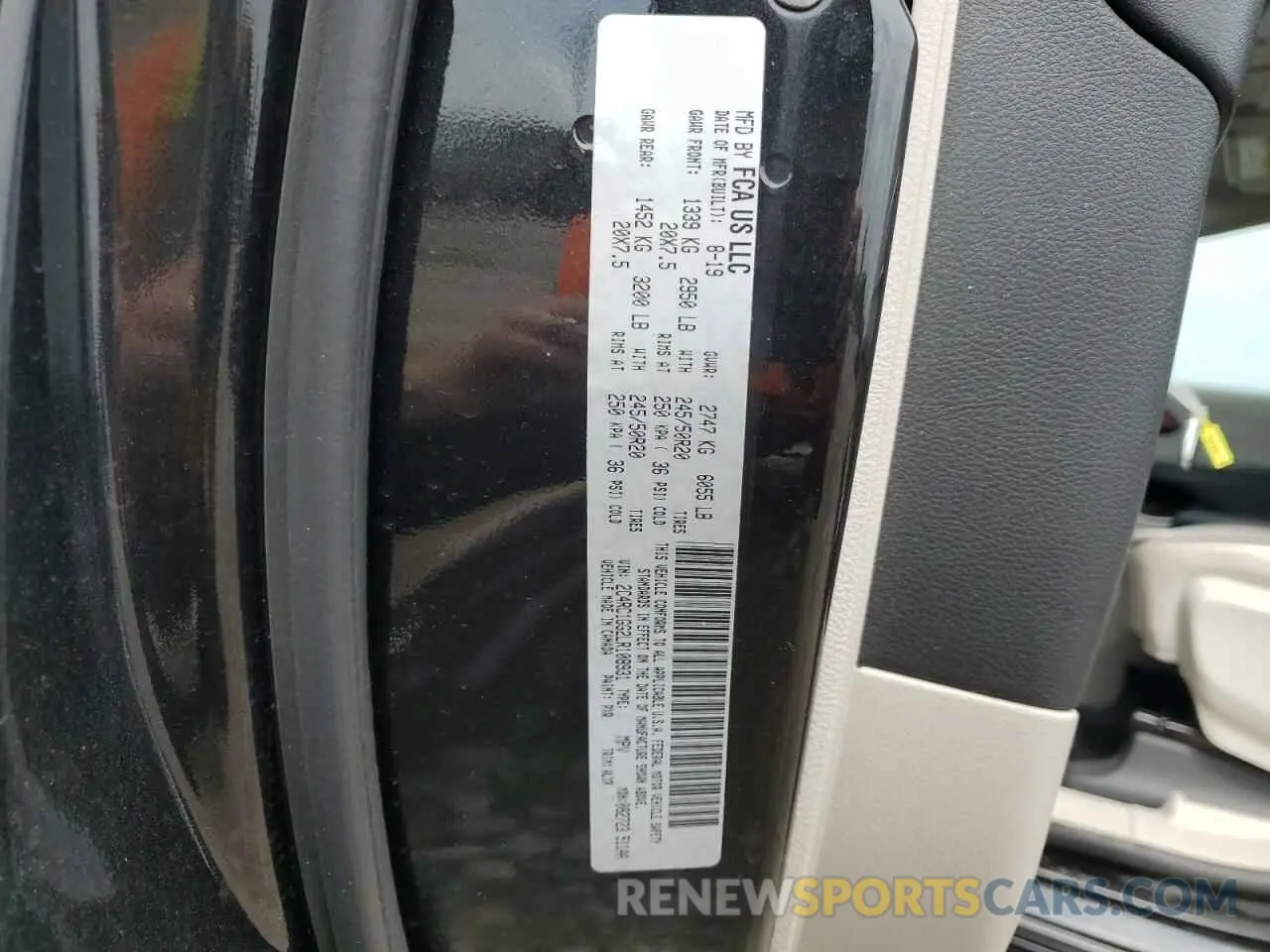 13 fotografías del automóvil dañado 2C4RC1GG2LR108931 CHRYSLER PACIFICA 2020