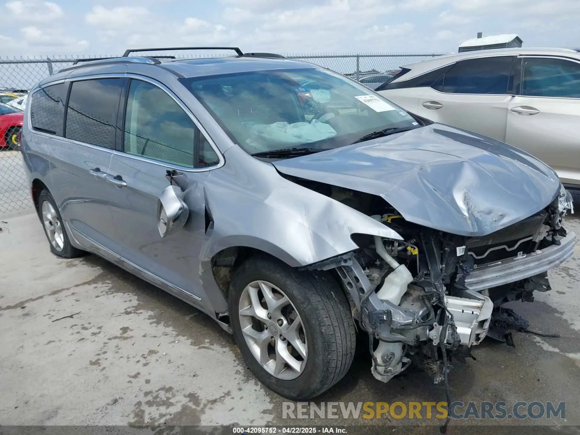 1 fotografías del automóvil dañado 2C4RC1GG2LR184245 CHRYSLER PACIFICA 2020