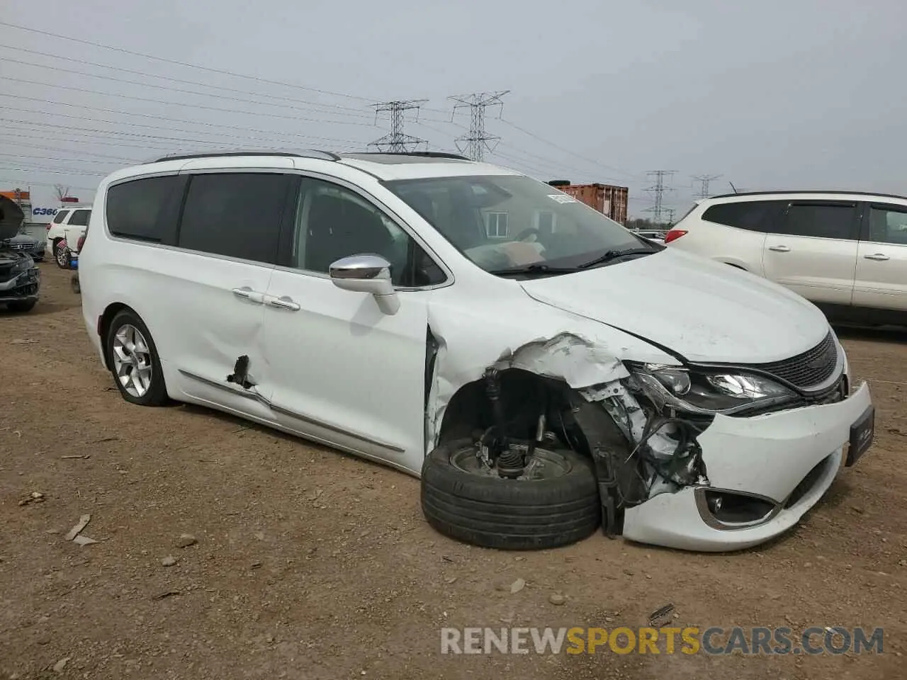 4 fotografías del automóvil dañado 2C4RC1GG2LR290324 CHRYSLER PACIFICA 2020