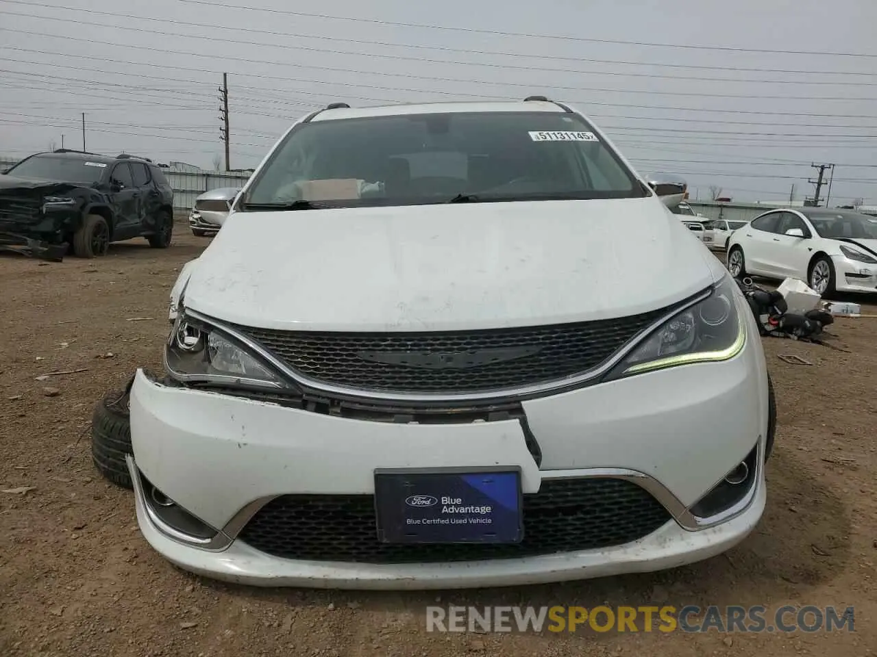 5 fotografías del automóvil dañado 2C4RC1GG2LR290324 CHRYSLER PACIFICA 2020
