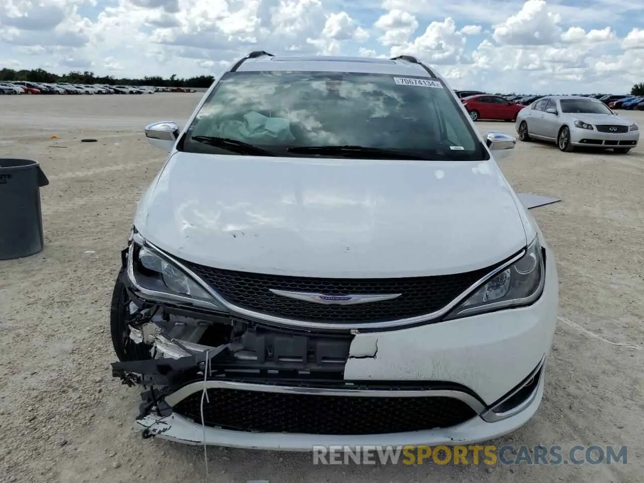 5 fotografías del automóvil dañado 2C4RC1GG4LR283455 CHRYSLER PACIFICA 2020