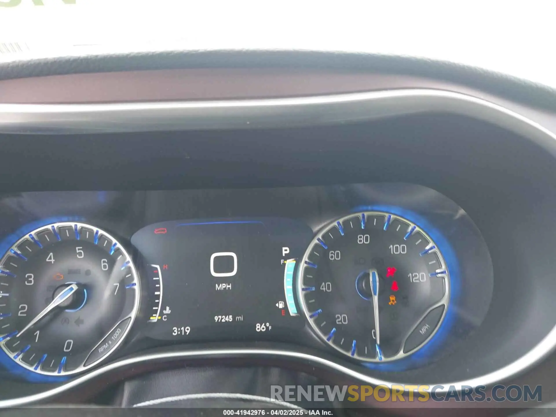 7 fotografías del automóvil dañado 2C4RC1GG6LR130589 CHRYSLER PACIFICA 2020