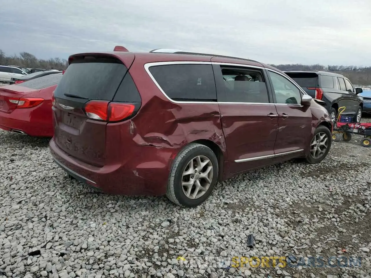 3 fotografías del automóvil dañado 2C4RC1GG7LR143660 CHRYSLER PACIFICA 2020