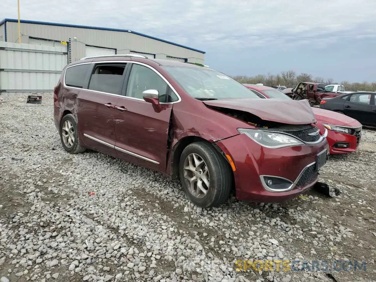 4 fotografías del automóvil dañado 2C4RC1GG7LR143660 CHRYSLER PACIFICA 2020