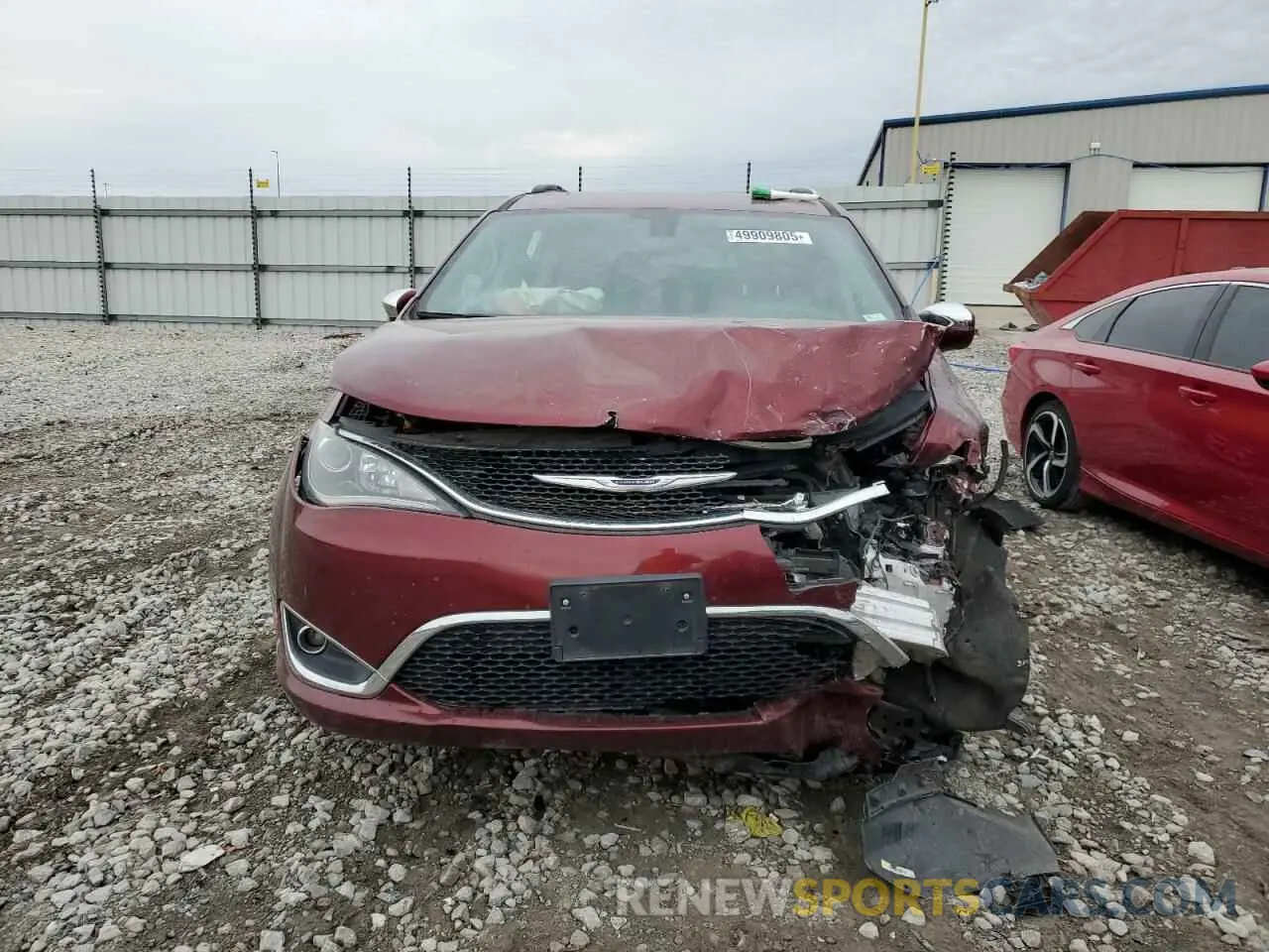 5 fotografías del automóvil dañado 2C4RC1GG7LR143660 CHRYSLER PACIFICA 2020