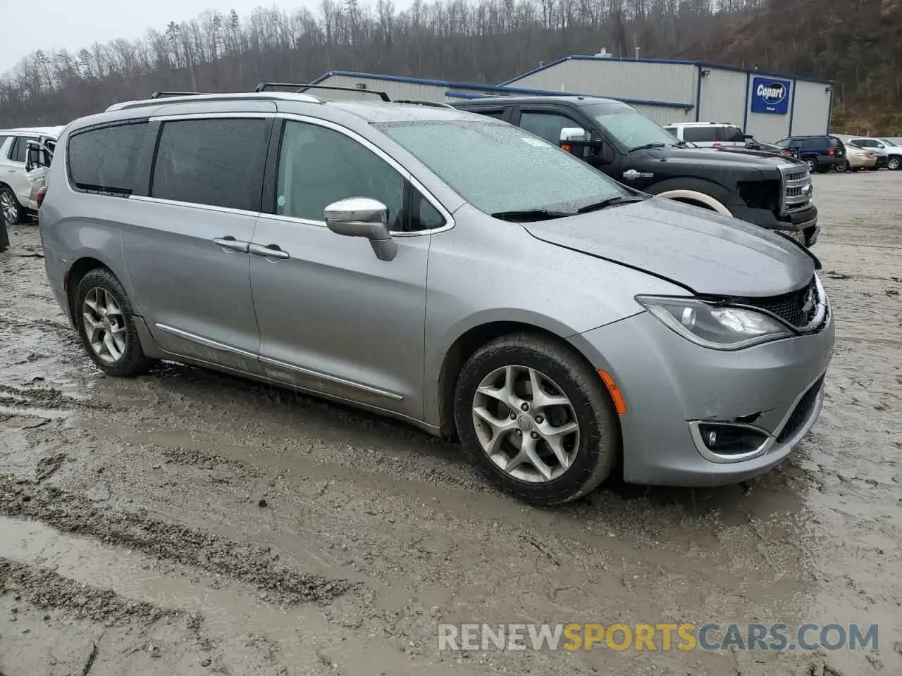 4 fotografías del automóvil dañado 2C4RC1GGXLR144222 CHRYSLER PACIFICA 2020