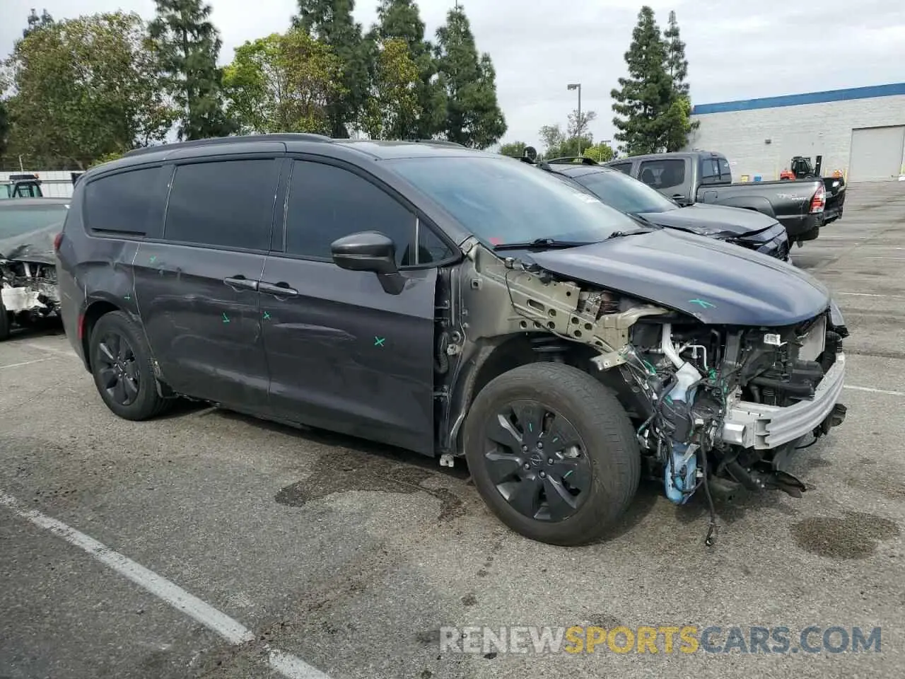 4 fotografías del automóvil dañado 2C4RC1N70LR123091 CHRYSLER PACIFICA 2020