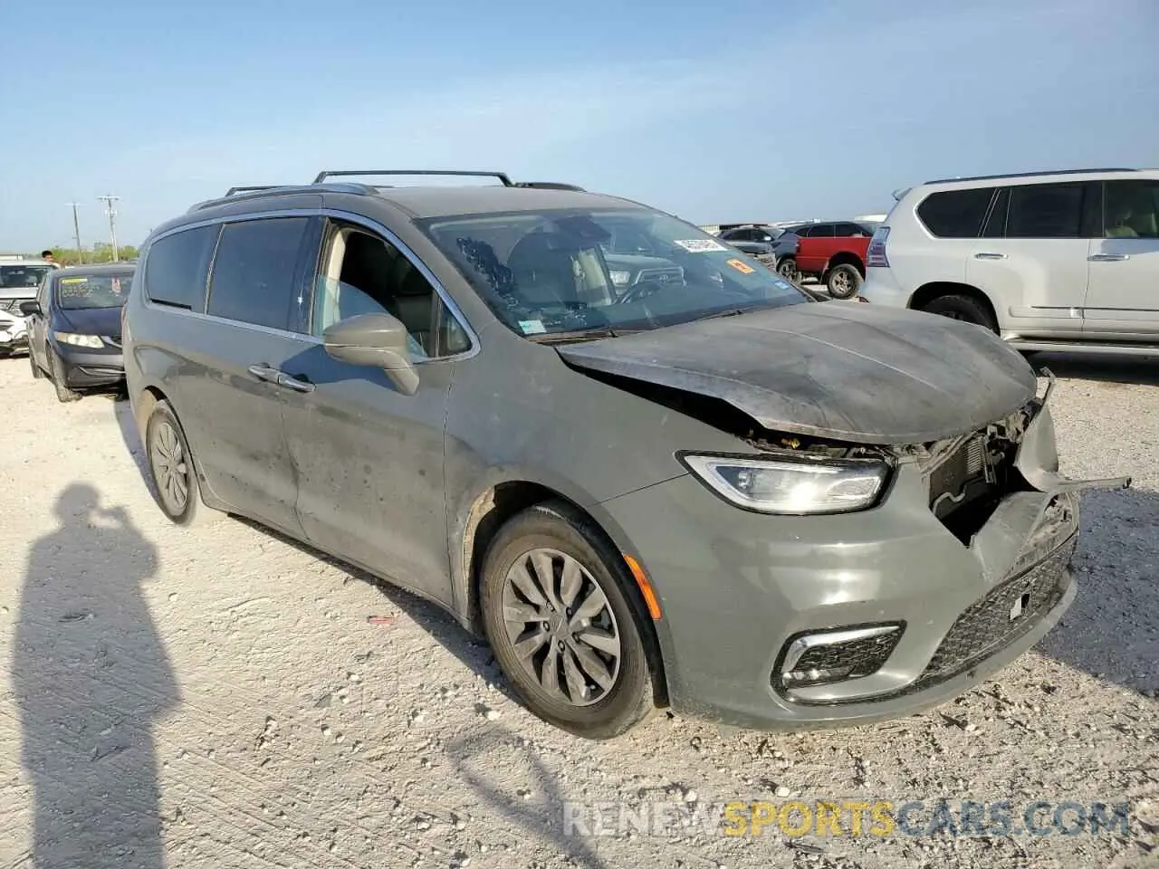 4 fotografías del automóvil dañado 2C4RC1BG0MR531595 CHRYSLER PACIFICA 2021