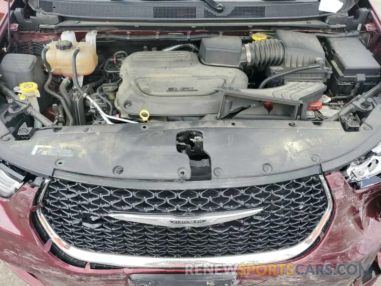 14 fotografías del automóvil dañado 2C4RC1BG0MR552883 CHRYSLER PACIFICA 2021