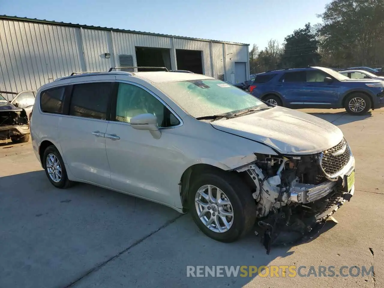 4 fotografías del automóvil dañado 2C4RC1BG0MR552947 CHRYSLER PACIFICA 2021