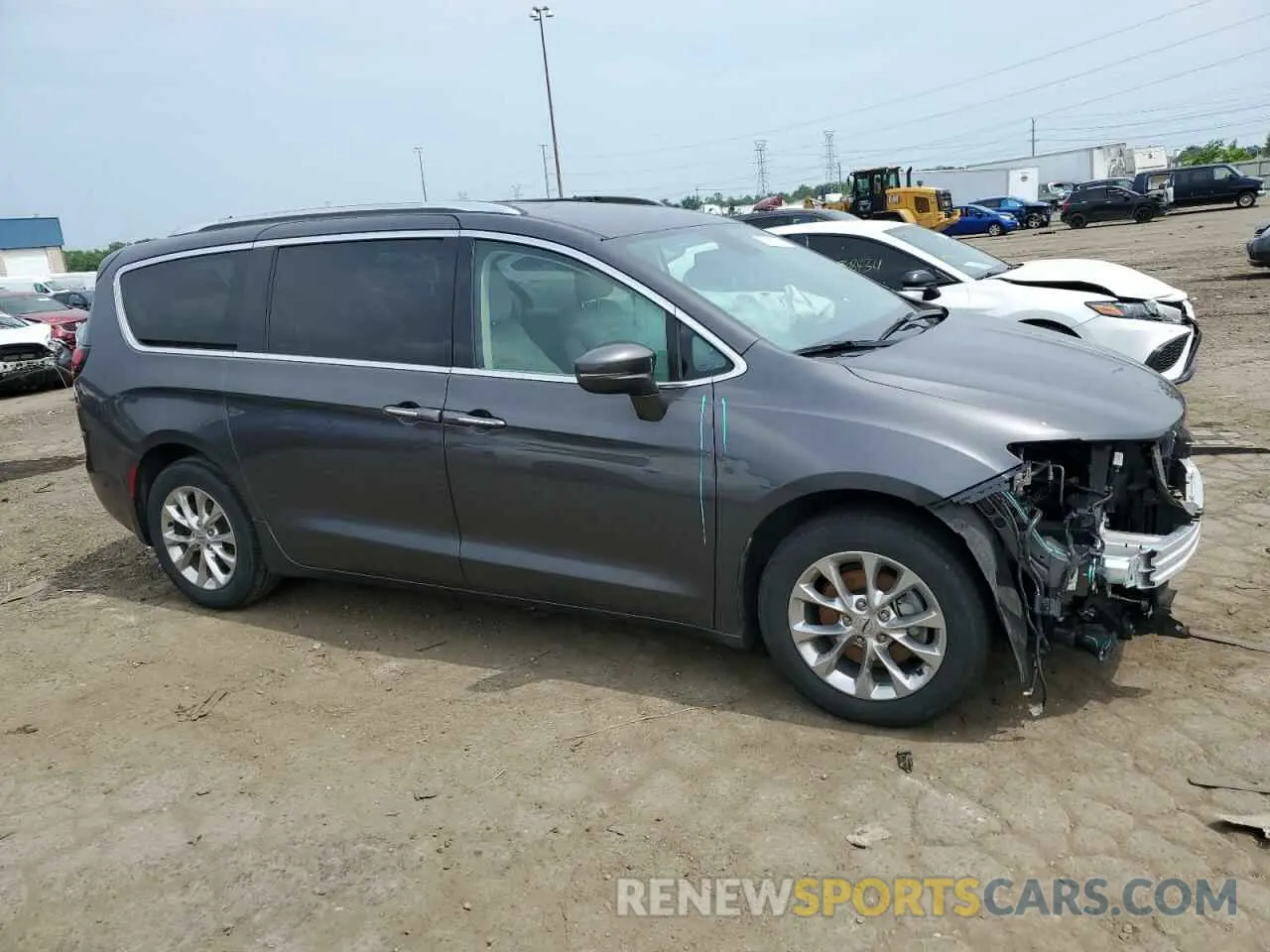 4 fotografías del automóvil dañado 2C4RC1BG0MR556979 CHRYSLER PACIFICA 2021