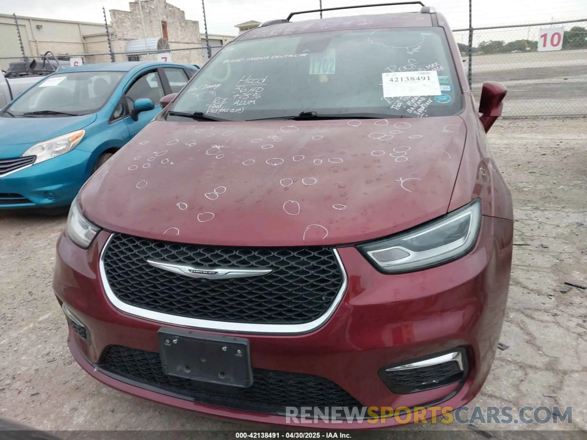 12 fotografías del automóvil dañado 2C4RC1BG0MR574477 CHRYSLER PACIFICA 2021
