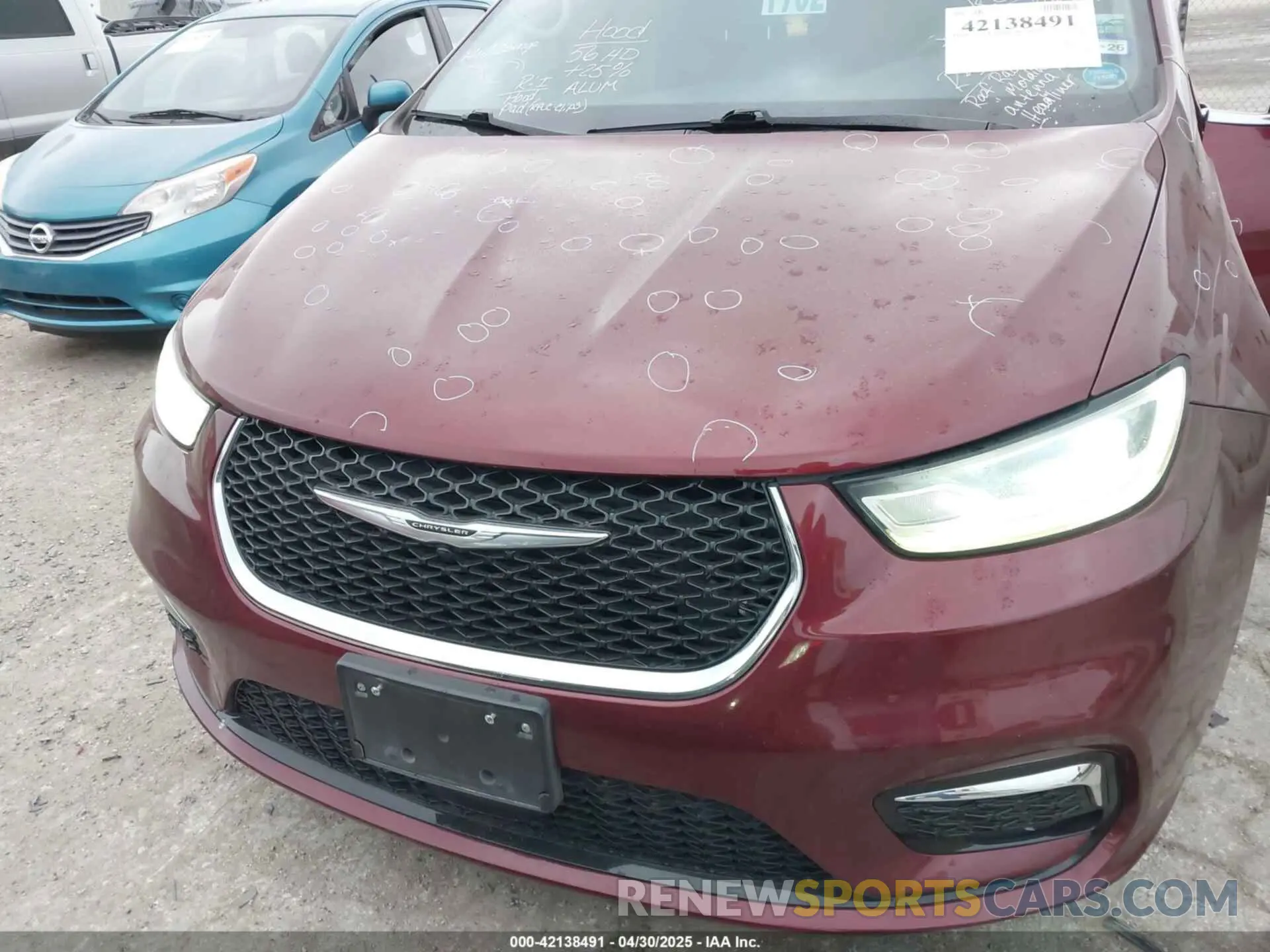6 fotografías del automóvil dañado 2C4RC1BG0MR574477 CHRYSLER PACIFICA 2021