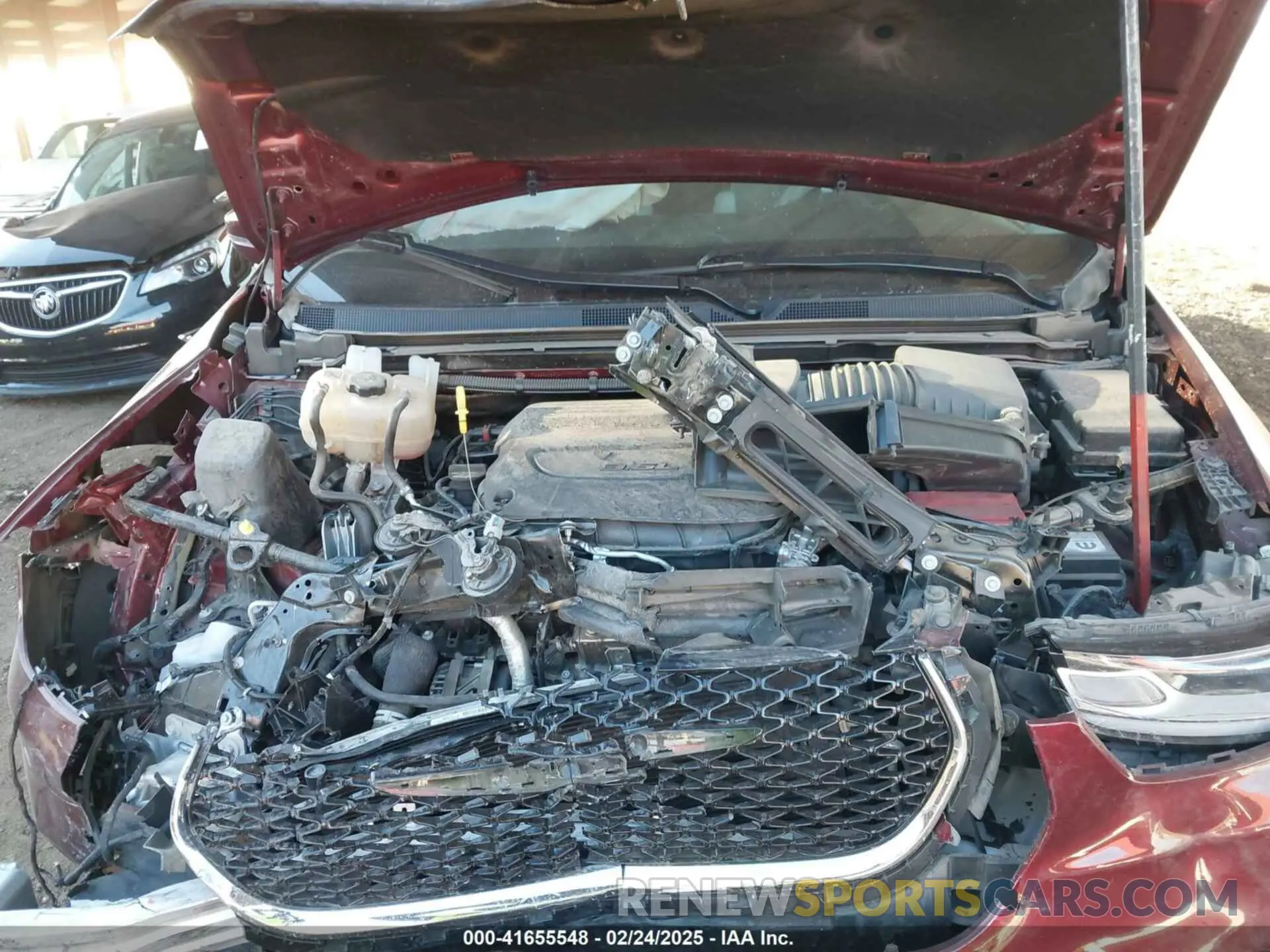 10 fotografías del automóvil dañado 2C4RC1BG1MR521500 CHRYSLER PACIFICA 2021