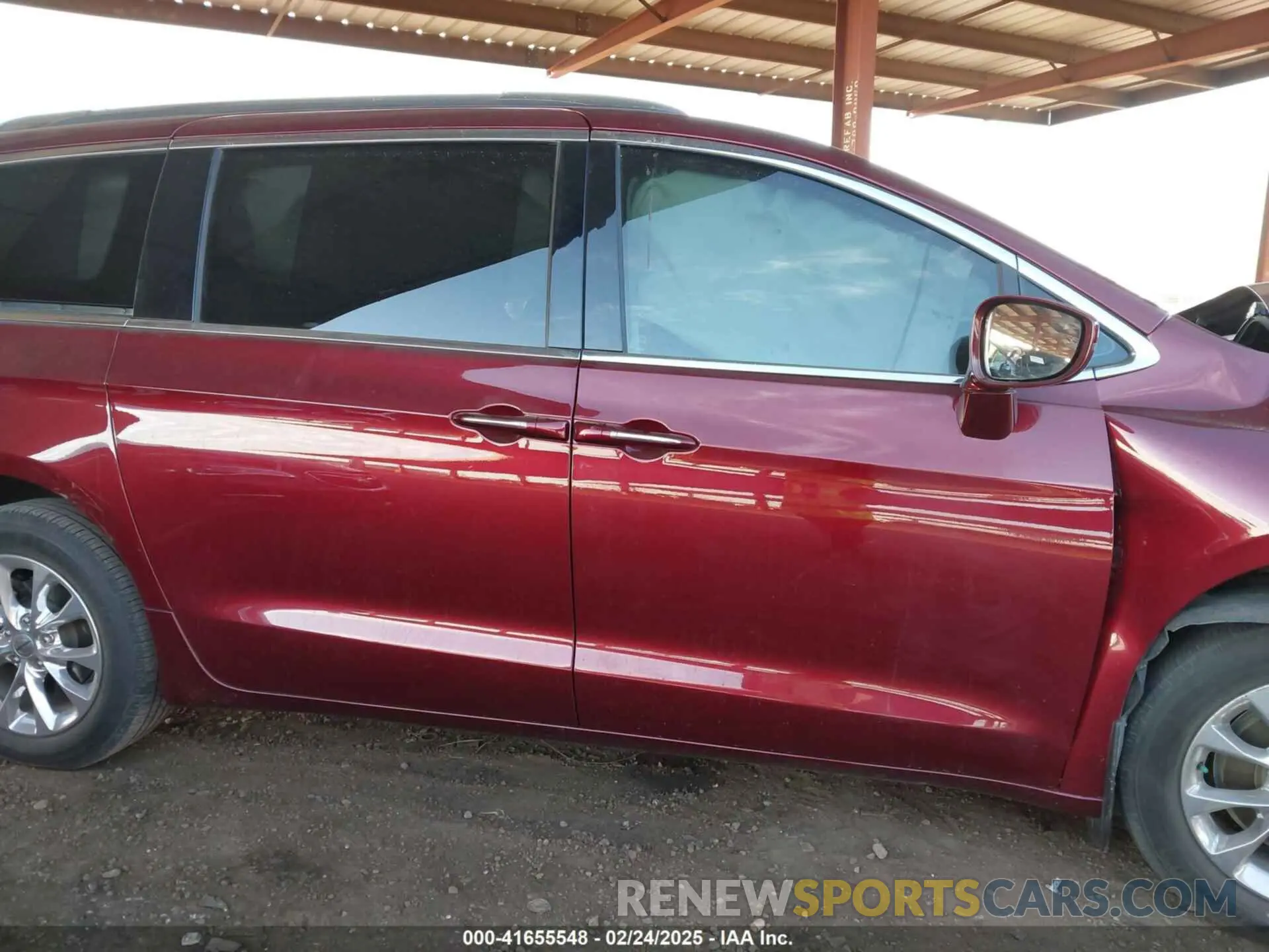 12 fotografías del automóvil dañado 2C4RC1BG1MR521500 CHRYSLER PACIFICA 2021