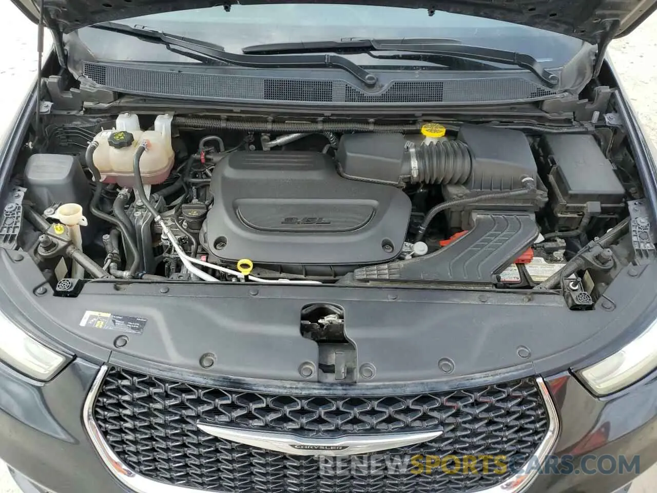 12 fotografías del automóvil dañado 2C4RC1BG1MR588789 CHRYSLER PACIFICA 2021