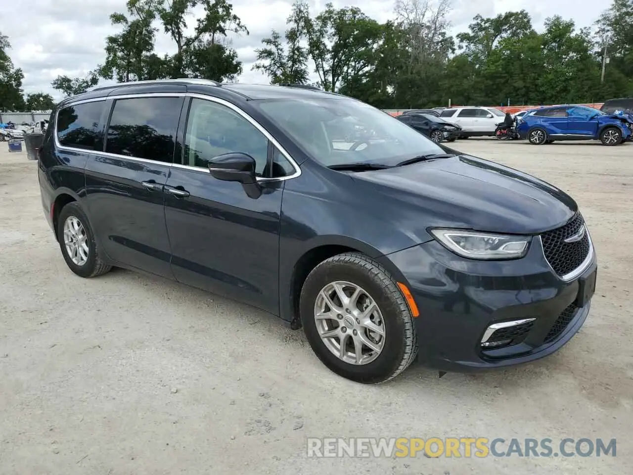 4 fotografías del automóvil dañado 2C4RC1BG1MR588789 CHRYSLER PACIFICA 2021