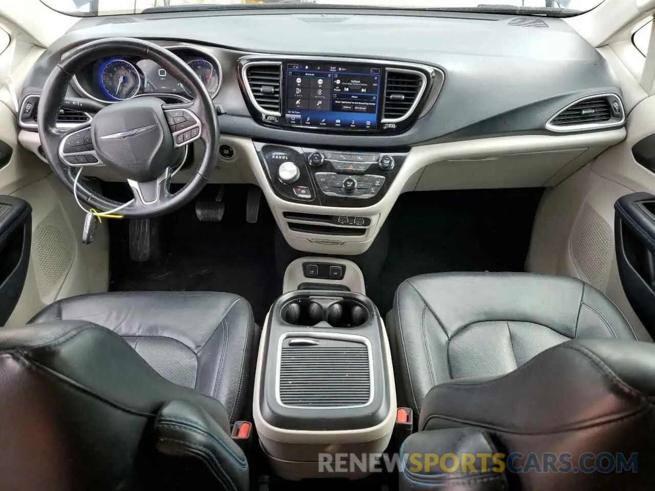 8 fotografías del automóvil dañado 2C4RC1BG1MR588789 CHRYSLER PACIFICA 2021
