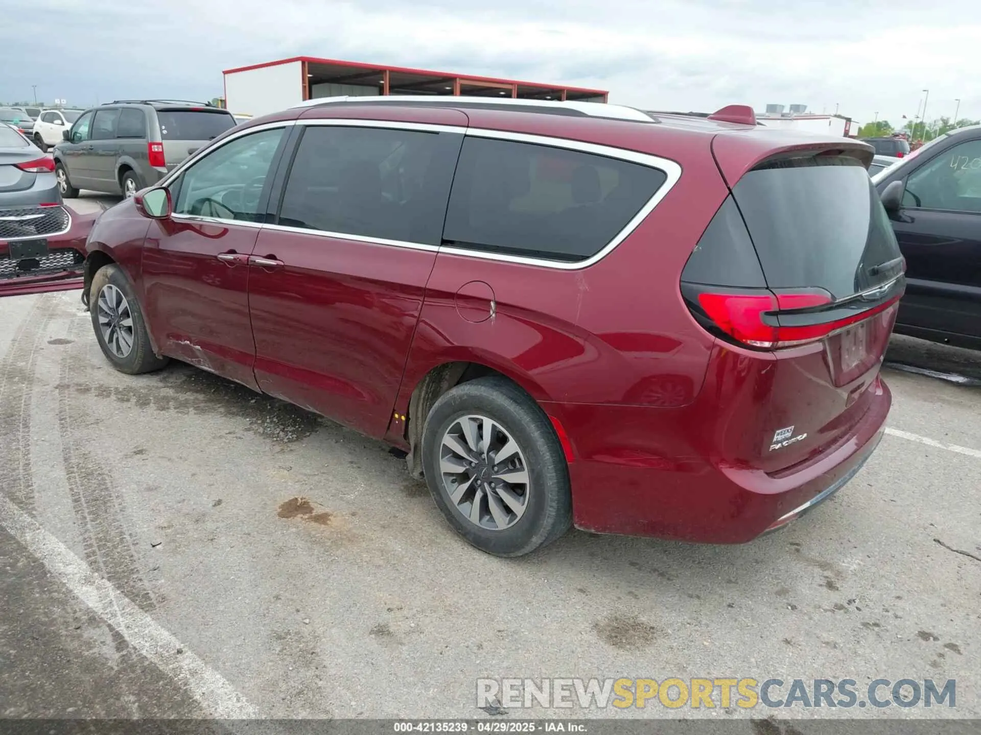 3 fotografías del automóvil dañado 2C4RC1BG2MR502731 CHRYSLER PACIFICA 2021