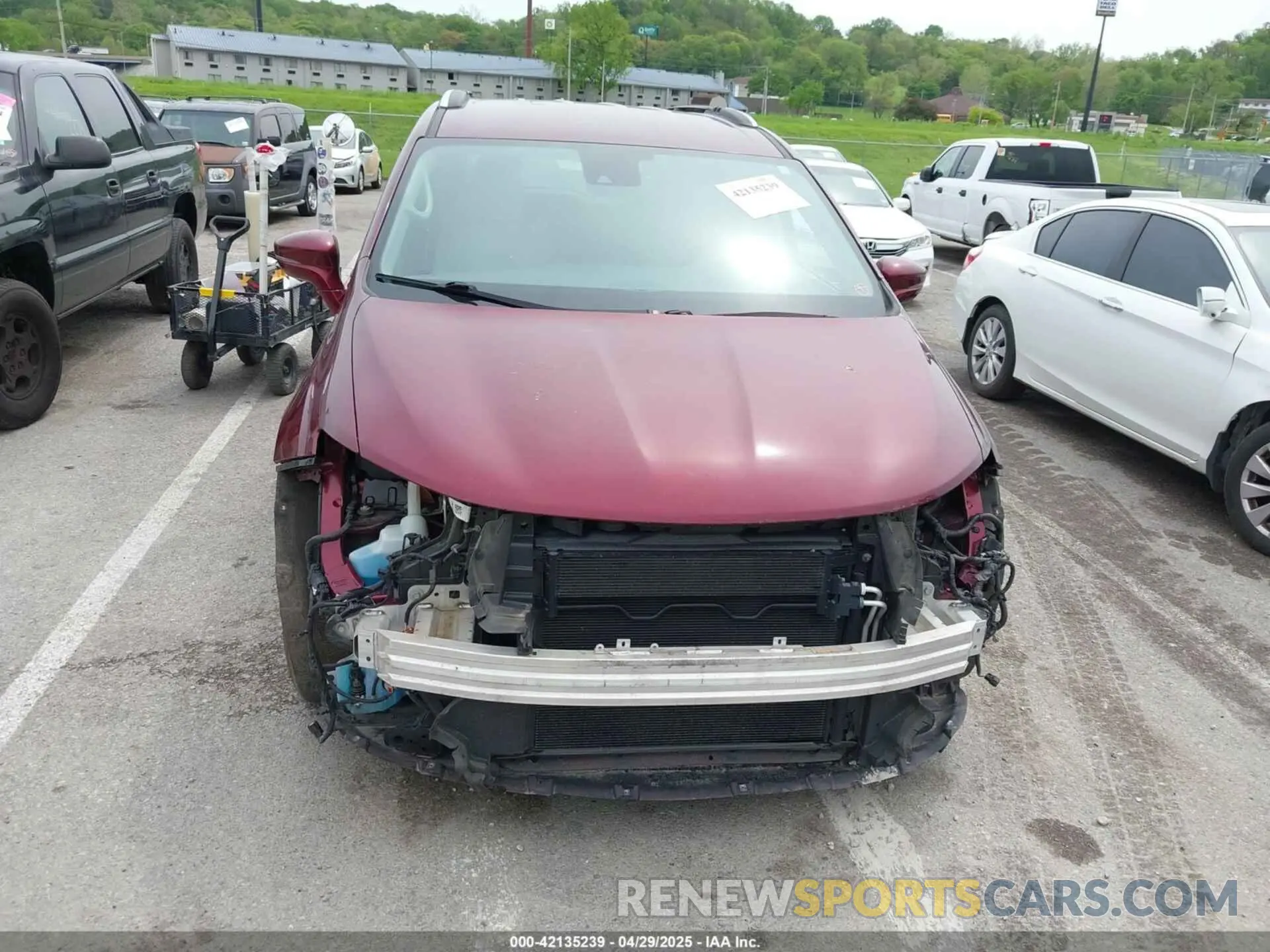 6 fotografías del automóvil dañado 2C4RC1BG2MR502731 CHRYSLER PACIFICA 2021