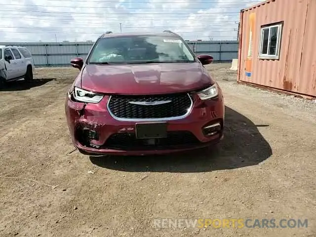 11 fotografías del automóvil dañado 2C4RC1BG3MR528173 CHRYSLER PACIFICA 2021