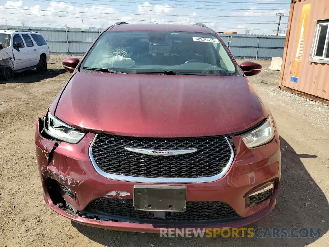 5 fotografías del automóvil dañado 2C4RC1BG3MR528173 CHRYSLER PACIFICA 2021