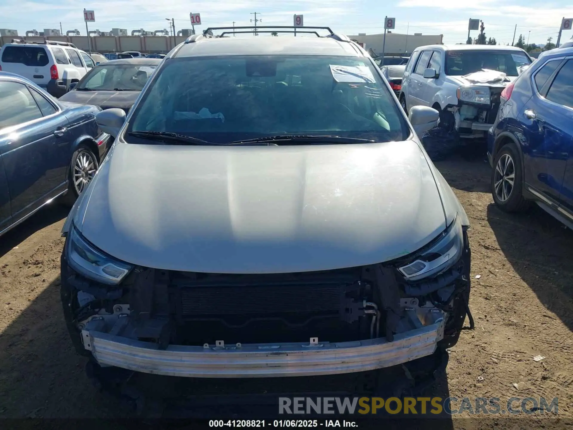 12 fotografías del automóvil dañado 2C4RC1BG3MR528397 CHRYSLER PACIFICA 2021
