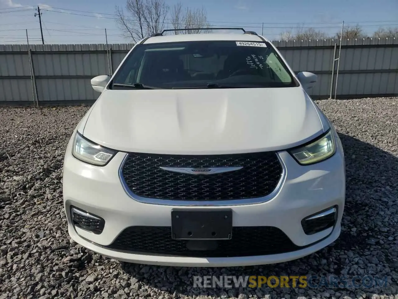 5 fotografías del automóvil dañado 2C4RC1BG3MR531560 CHRYSLER PACIFICA 2021