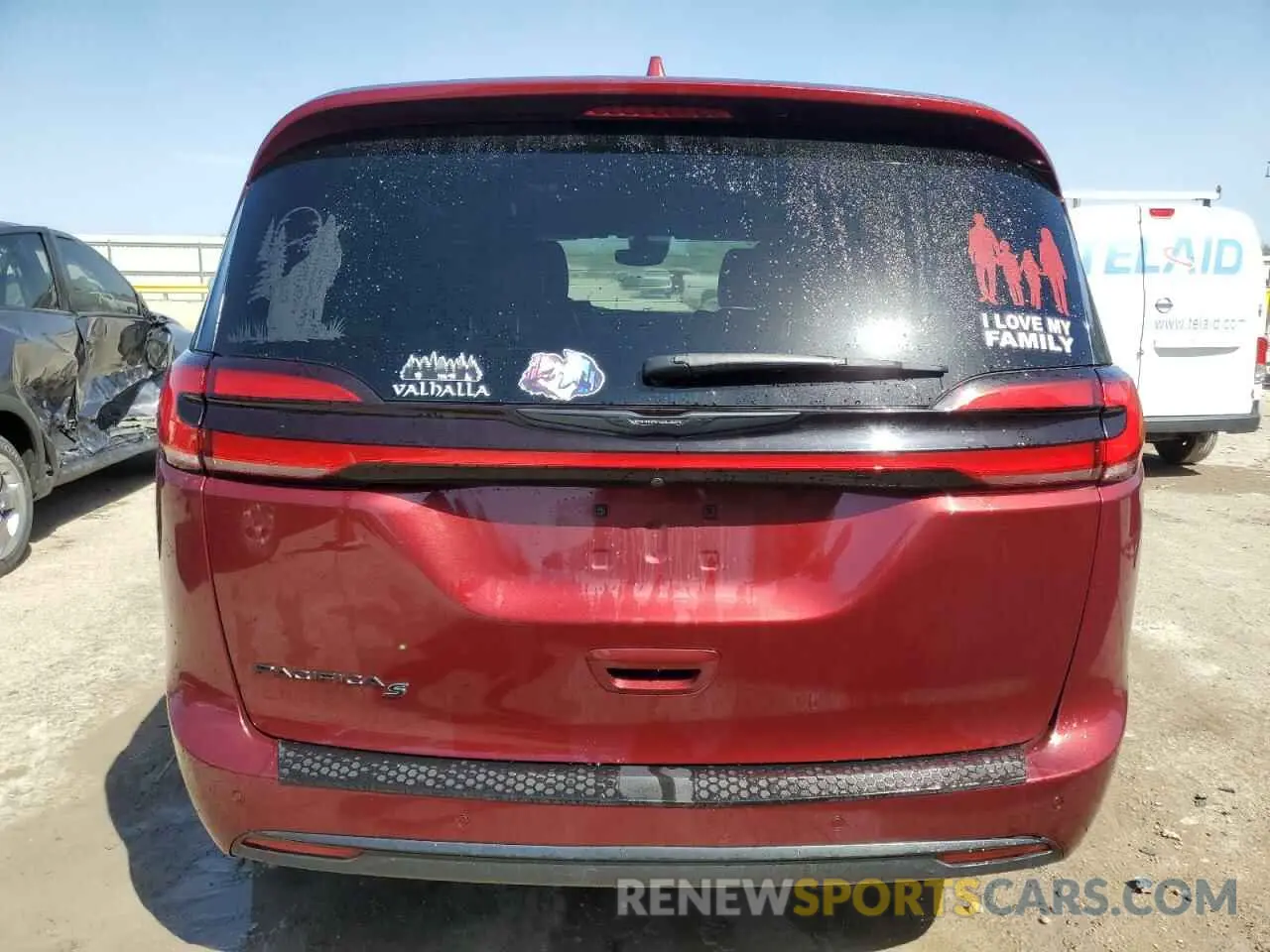6 fotografías del automóvil dañado 2C4RC1BG3MR534927 CHRYSLER PACIFICA 2021