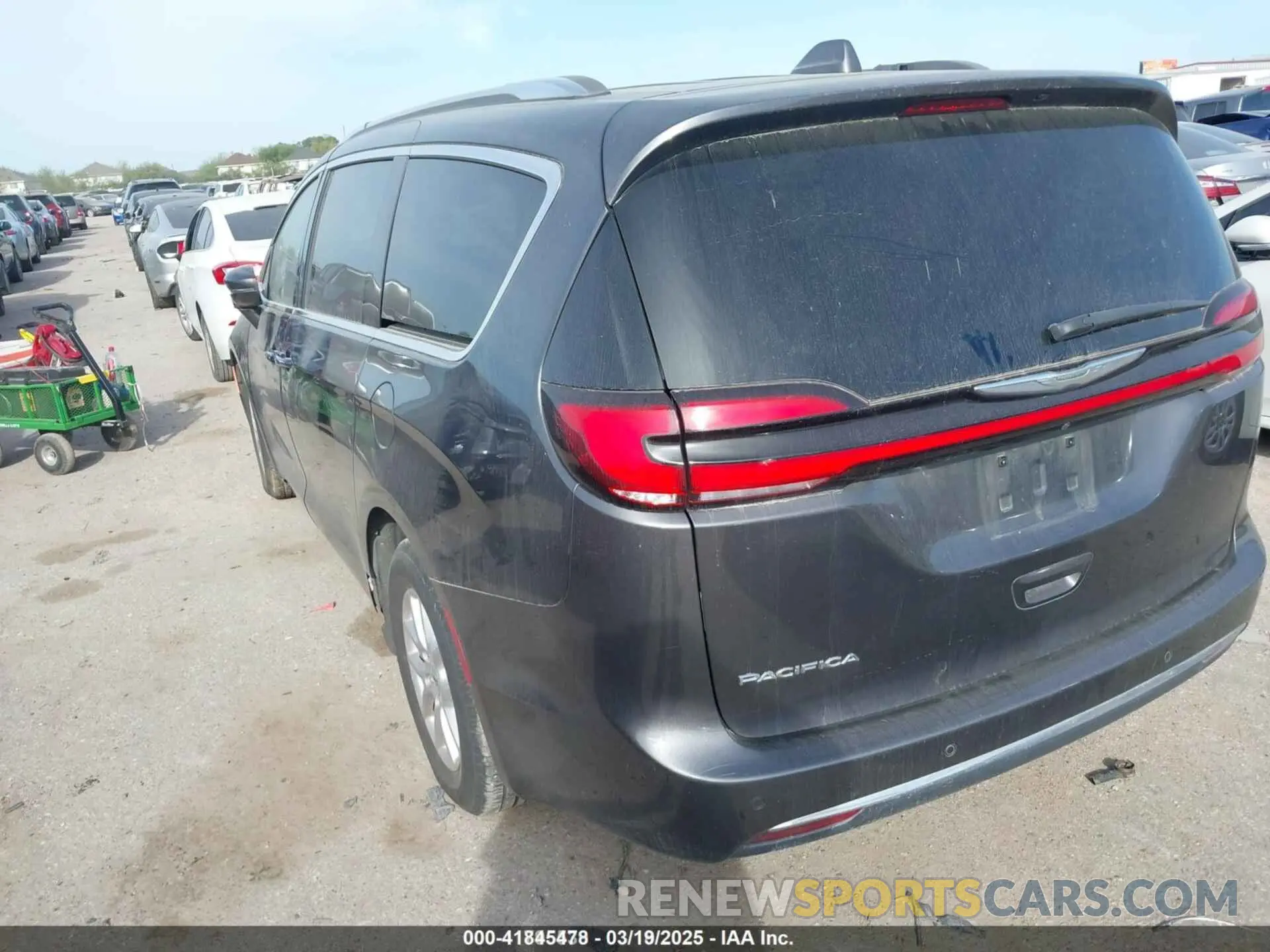 3 fotografías del automóvil dañado 2C4RC1BG3MR574490 CHRYSLER PACIFICA 2021