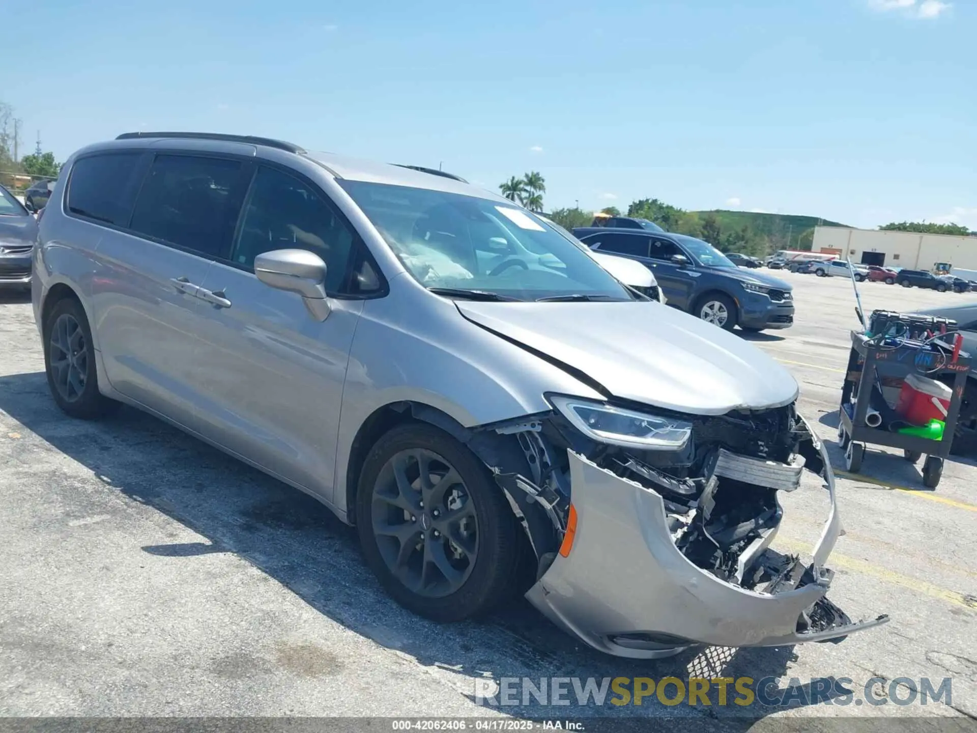 1 fotografías del automóvil dañado 2C4RC1BG3MR591256 CHRYSLER PACIFICA 2021