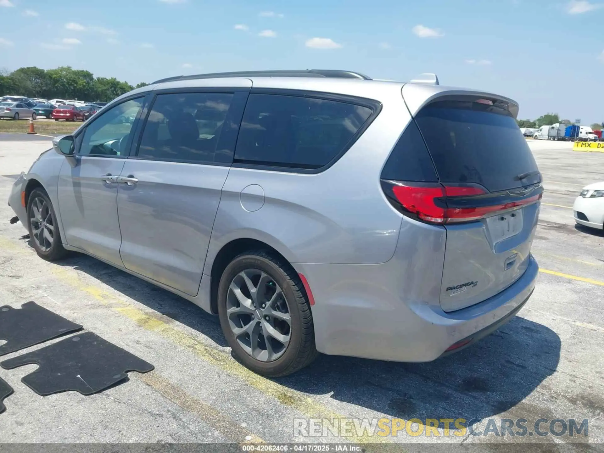 3 fotografías del automóvil dañado 2C4RC1BG3MR591256 CHRYSLER PACIFICA 2021