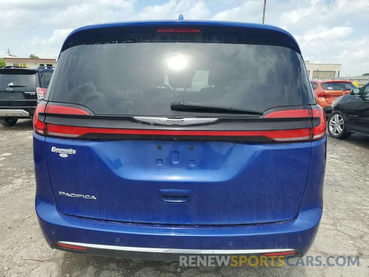 6 fotografías del automóvil dañado 2C4RC1BG4MR539375 CHRYSLER PACIFICA 2021