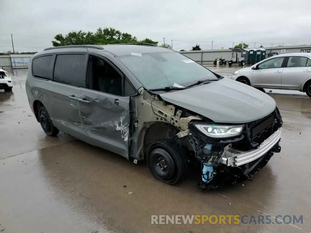 4 fotografías del automóvil dañado 2C4RC1BG4MR550182 CHRYSLER PACIFICA 2021