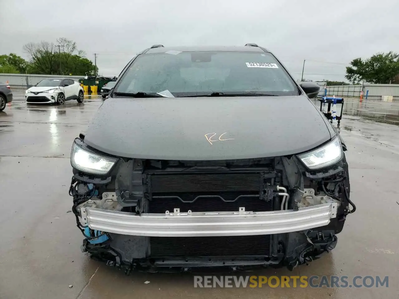 5 fotografías del automóvil dañado 2C4RC1BG4MR550182 CHRYSLER PACIFICA 2021