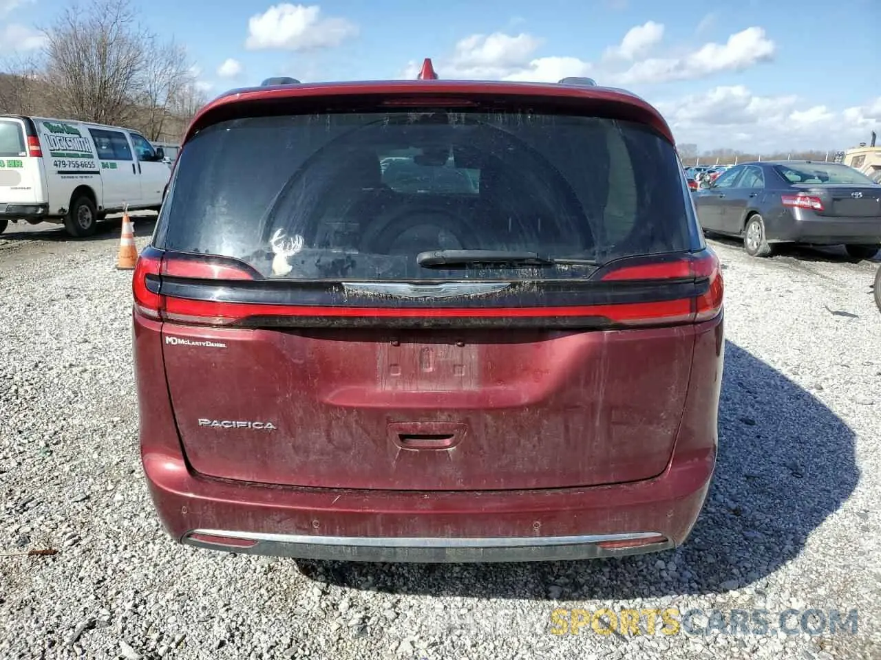 6 fotografías del automóvil dañado 2C4RC1BG4MR574577 CHRYSLER PACIFICA 2021